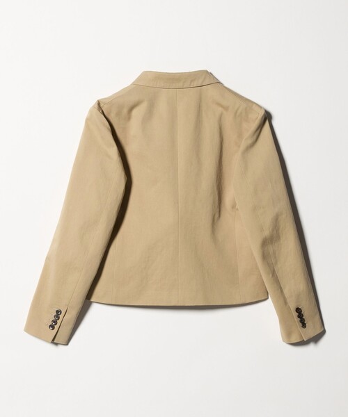 6(ロク)の「<6(ROKU)>コットン 2B ジャケット(テーラードジャケット・レディース・ベージュ/オフホワイト・38/36)」の11枚目の写真