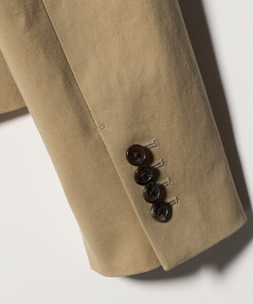 6(ロク)の「<6(ROKU)>コットン 2B ジャケット(テーラードジャケット・レディース・ベージュ/オフホワイト・38/36)」の13枚目の写真