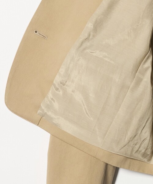 6(ロク)の「<6(ROKU)>コットン 2B ジャケット(テーラードジャケット・レディース・ベージュ/オフホワイト・38/36)」の16枚目の写真