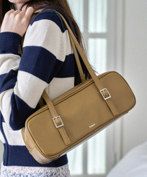 BUCKLE STRAP SHOULDER BAG OLIVE