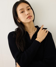 ROPE'（ロペ）の「オーガニックコットンポロニットプルオーバー/イージーケア（ニット/セーター）」