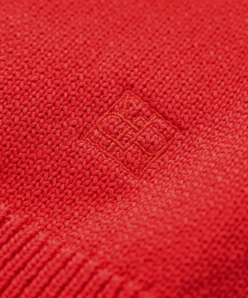 ROPE'(ロペ)の「オーガニックコットンポロ襟プルオーバー/イージーケア(ニット/セーター・レディース・ネイビー/レッド系その他2/ホワイト系その他3/ピンク・FREE)」の10枚目の写真