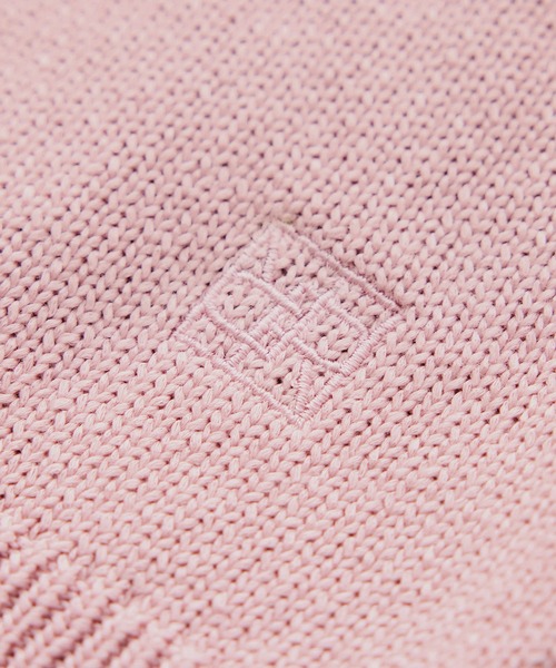 ROPE'(ロペ)の「オーガニックコットンポロ襟プルオーバー/イージーケア(ニット/セーター・レディース・ネイビー/レッド系その他2/ホワイト系その他3/ピンク・FREE)」の8枚目の写真