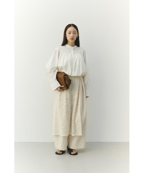 STYLEMIXER(スタイルミキサー)の「ギャザーバルーンブラウス(シャツ/ブラウス・レディース・ブラック/サックスブルー/ホワイト・FREE)」の17枚目の写真