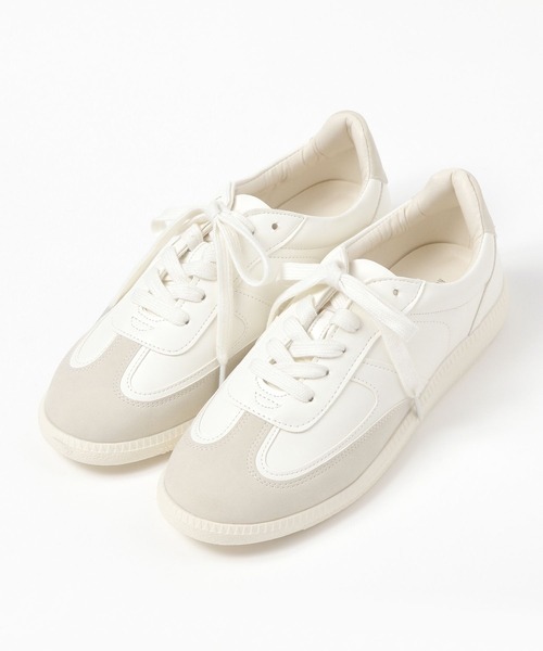 studio CLIP（スタディオクリップ）の「軽らくコンビスニーカー（スニーカー・レディース・ホワイト/ブラウン/ブラック・MEDIUM/LARGE）」の19枚目の写真