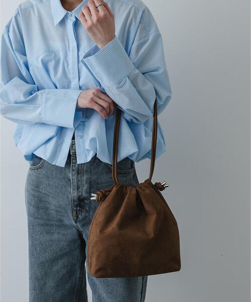 SENSE OF PLACE by URBAN RESEARCH（センスオブプレイスバイアーバンリサーチ）の「マチツキキンチャクバッグ（ハンドバッグ・レディース・ライトピンク/ベージュ/ブラウン・ONE）」の4枚目の写真