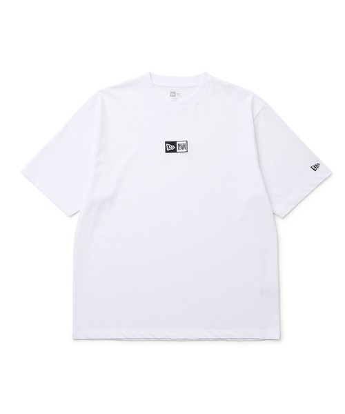 NEW ERA(ニューエラ)の「ニューエラ 半袖Tシャツ オーバーサイズ ボックスロゴ(Tシャツ/カットソー・メンズ・ブラック/ホワイト/ベージュ・M/S/XXL/XL/L)」の1枚目の写真