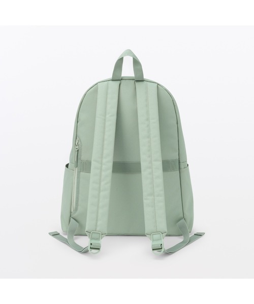 無印良品(ムジルシリョウヒン)の「肩の負担を軽くする 撥水 リュックサック(バックパック/リュック・レディース・グレー/ライトグリーン/ブルー系・FREE)」の14枚目の写真