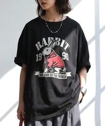 antiqua | 接触冷感 綿100 アニマル ロゴT(Tシャツ/カットソー)