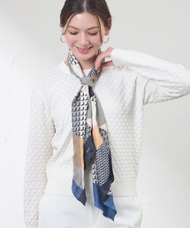 SCARF（スカーフ）の「カラーブロックジオメトリックスカーフ（バンダナ/スカーフ）」
