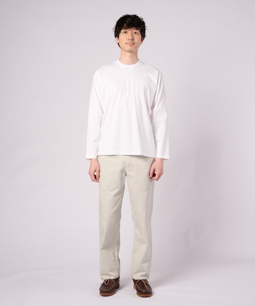 Arnold Palmer(アーノルドパーマー)の「シルキースムース ロングTシャツ(Tシャツ/カットソー・メンズ・ホワイト/ブラック/ミント・L/M/LL)」の7枚目の写真