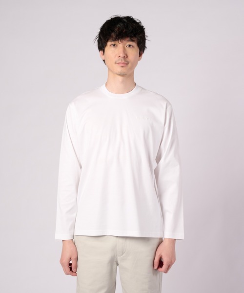 Arnold Palmer(アーノルドパーマー)の「シルキースムース ロングTシャツ(Tシャツ/カットソー・メンズ・ホワイト/ブラック/ミント・L/M/LL)」の11枚目の写真