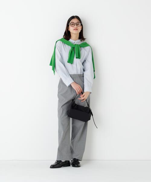 human woman(ヒューマンウーマン)の「◆【5サイズ展開】ドビーストレッチストレートパンツ(その他パンツ・レディース・ブラウン/グレー系その他・X-SMALL/SMALL/MEDIUM/LARGE/X-LARGE)」の11枚目の写真