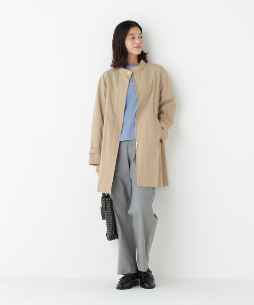 human woman(ヒューマンウーマン)の「◆【5サイズ展開】ドビーストレッチストレートパンツ(その他パンツ・レディース・ブラウン/グレー系その他・X-SMALL/SMALL/MEDIUM/LARGE/X-LARGE)」の14枚目の写真