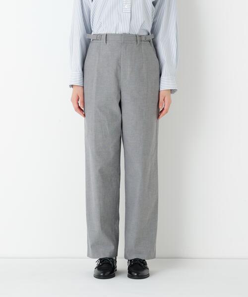 human woman(ヒューマンウーマン)の「◆【5サイズ展開】ドビーストレッチストレートパンツ(その他パンツ・レディース・ブラウン/グレー系その他・X-SMALL/SMALL/MEDIUM/LARGE/X-LARGE)」の16枚目の写真