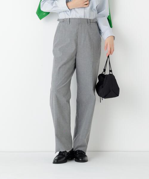 human woman(ヒューマンウーマン)の「◆【5サイズ展開】ドビーストレッチストレートパンツ(その他パンツ・レディース・ブラウン/グレー系その他・X-SMALL/SMALL/MEDIUM/LARGE/X-LARGE)」の5枚目の写真