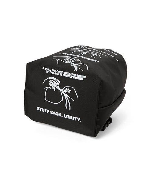 OUTDOOR PRODUCTS（アウトドアプロダクツ）の「N.HOOLYWOOD TPES × OUTDOOR PRODUCTS / DRAWSTRING BAG (SMALL)（ハンドバッグ・メンズ・ブラック/チャコール/ベージュ・ONE）」の18枚目の写真