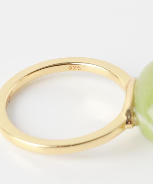 SMELLY(スメリー)の「SMELLY so’ oval yellow jade ring(リング・レディース・ゴールド系その他・11)」の7枚目の写真