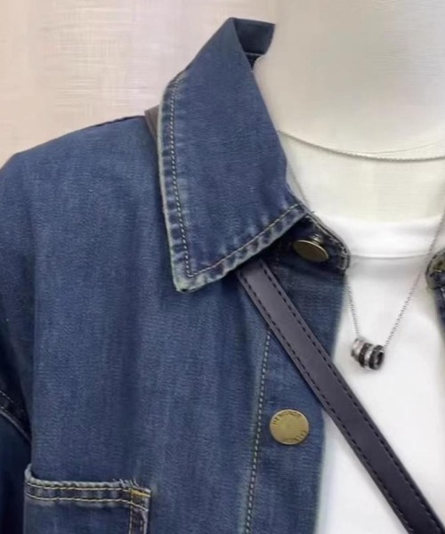 maison de LATIR(メゾンドラティール)の「大人カジュアルデニムセットアップ(セットアップ・レディース・ブルー・FREE)」の20枚目の写真