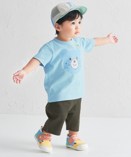HOT BISCUITS(ホットビスケッツ)の「カラフルビーンズ フェイスプリント 半袖Tシャツ(Tシャツ/カットソー・キッズ・イエロー/ブルー/マルチ/ピンク/ライトグリーン・90cm/80cm/120cm/110cm/100cm)」の7枚目の写真