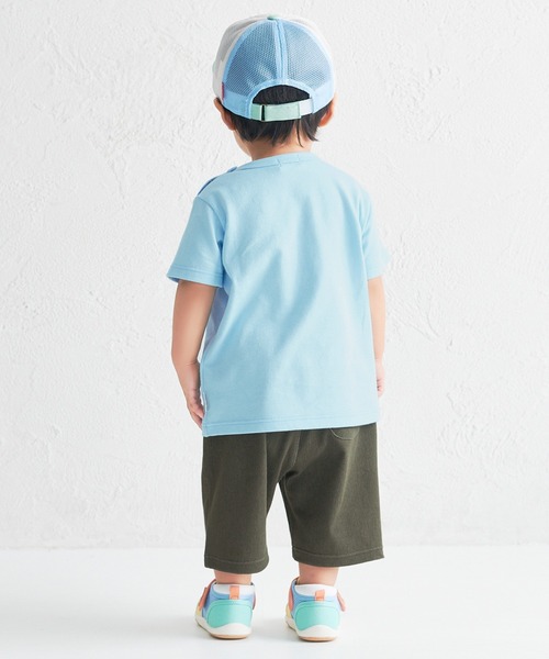 HOT BISCUITS(ホットビスケッツ)の「カラフルビーンズ フェイスプリント 半袖Tシャツ(Tシャツ/カットソー・キッズ・イエロー/ブルー/マルチ/ピンク/ライトグリーン・90cm/80cm/120cm/110cm/100cm)」の8枚目の写真