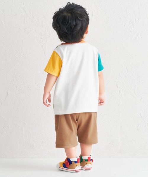 HOT BISCUITS(ホットビスケッツ)の「カラフルビーンズ フェイスプリント 半袖Tシャツ(Tシャツ/カットソー・キッズ・イエロー/ブルー/マルチ/ピンク/ライトグリーン・90cm/80cm/120cm/110cm/100cm)」の18枚目の写真