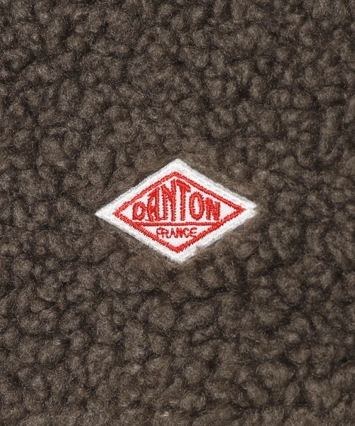DANTON（ダントン）の「【DANTON(ダントン)】ライトボアジャケット（ブルゾン・レディース・アイボリー/グレー・MEDIUM）」の13枚目の写真