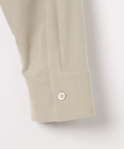 LEPSIM（レプシィム）の「スキッパーピケ長袖ブラウス　640880（シャツ/ブラウス・レディース・グレイッシュベージュ/ブラック・FREE）」の11枚目の写真