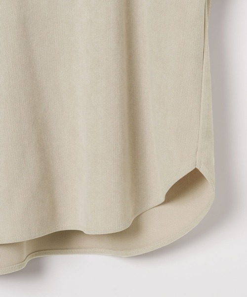 LEPSIM（レプシィム）の「スキッパーピケ長袖ブラウス　640880（シャツ/ブラウス・レディース・グレイッシュベージュ/ブラック・FREE）」の12枚目の写真