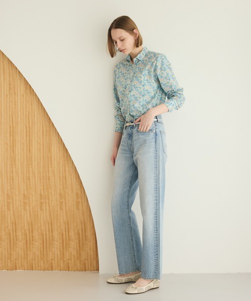 LA MARINE FRANCAISE(マリン フランセーズ)の「フランセーズのLIBERTYシャツ(シャツ/ブラウス・レディース・イエロー系その他/ブルー系その他・2/1)」の6枚目の写真