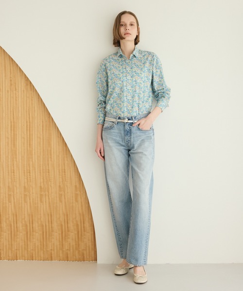 LA MARINE FRANCAISE(マリン フランセーズ)の「フランセーズのLIBERTYシャツ(シャツ/ブラウス・レディース・イエロー系その他/ブルー系その他・2/1)」の4枚目の写真