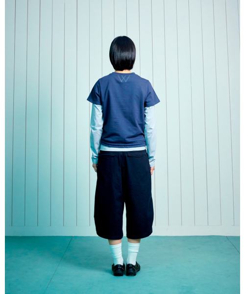 THECOLDESTMOMENT(ザコールデストモーメント)の「(w) TCM crack string layered long sleeve (navy)(Tシャツ/カットソー・レディース・その他・OS)」の8枚目の写真