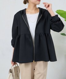 Jena espace merveilleux | 【品よく決まる】ペプラムパーカー(Tシャツ/カットソー)