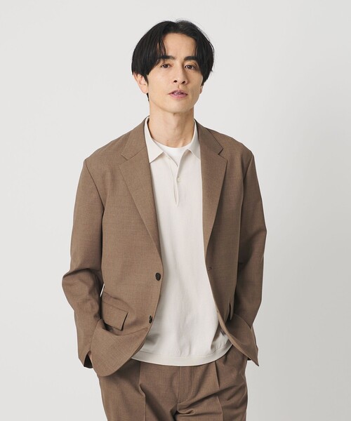 BEAUTY&YOUTH UNITED ARROWS(ビューティーアンドユースユナイテッドアローズ)の「ASTY コンフォート ジャケット セットアップ対応(テーラードジャケット・メンズ・ブラウン/ネイビー/ダークグレー・XL/L/M/S)」の8枚目の写真