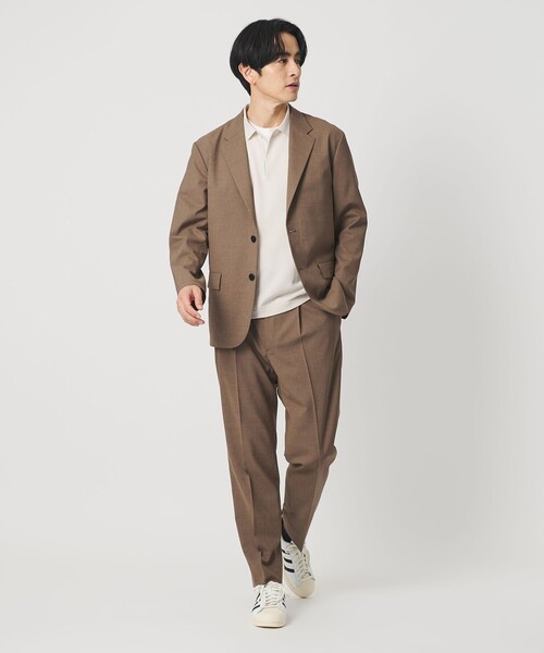BEAUTY&YOUTH UNITED ARROWS(ビューティーアンドユースユナイテッドアローズ)の「ASTY コンフォート ジャケット セットアップ対応(テーラードジャケット・メンズ・ブラウン/ネイビー/ダークグレー・XL/L/M/S)」の9枚目の写真