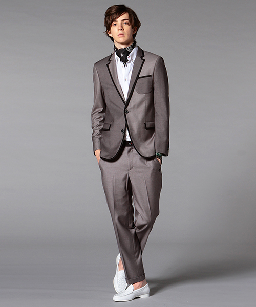 【美品】LOVELESS ラブレス カラーブロックレザージャケット 34 LOVELESS（ラブレス）の「【LOVELESS】MENS アシンメトリー