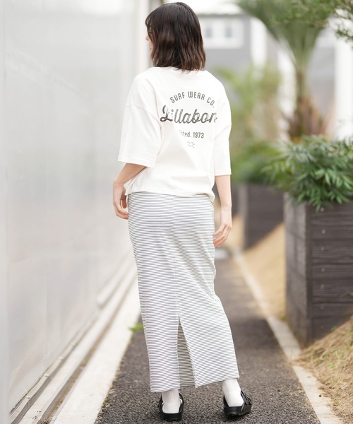 BILLABONG(ビラボン)の「BILLABONG/ビラボン 半袖 Tシャツ BG013219(Tシャツ/カットソー・レディース・スミクロ/ピンク/アクア/ホワイト・M)」の8枚目の写真