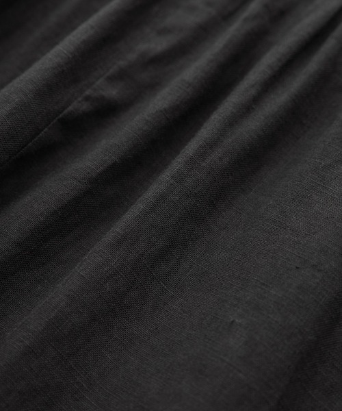 SALON adam et rope'(サロン アダム エ ロペ)の「【WEB限定】ヨーロピアンリネンリラクシーワイドパンツ(その他パンツ・レディース・チャコールグレー/ブルー系その他4/ベージュ・M/S)」の16枚目の写真