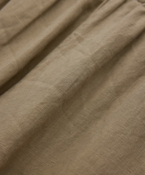 SALON adam et rope'(サロン アダム エ ロペ)の「【WEB限定】ヨーロピアンリネンリラクシーワイドパンツ(その他パンツ・レディース・チャコールグレー/ブルー系その他4/ベージュ・M/S)」の18枚目の写真