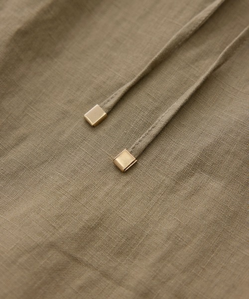 SALON adam et rope'(サロン アダム エ ロペ)の「【WEB限定】ヨーロピアンリネンリラクシーワイドパンツ(その他パンツ・レディース・チャコールグレー/ブルー系その他4/ベージュ・M/S)」の19枚目の写真