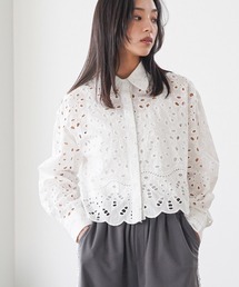 mili an deni（ミリアンデニ）の「カットレースブラウス（シャツ/ブラウス）」