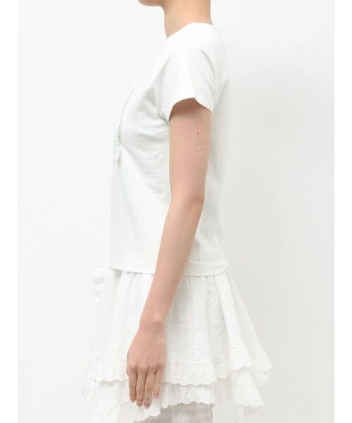 merry jenny(メリージェニー)の「パッチワークリメイクtee(Tシャツ/カットソー・レディース・ライトブルー/オフホワイト・FREE)」の20枚目の写真