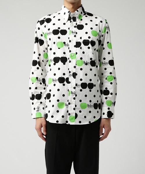 THE BEATLES COMME des GARCONS(ザ ビートルズ コムデギャルソン)の「THE BEATLES 「APPLE & DOT」SHIRT WHITE(シャツ/ブラウス・メンズ・ホワイト・M/L)」の8枚目の写真