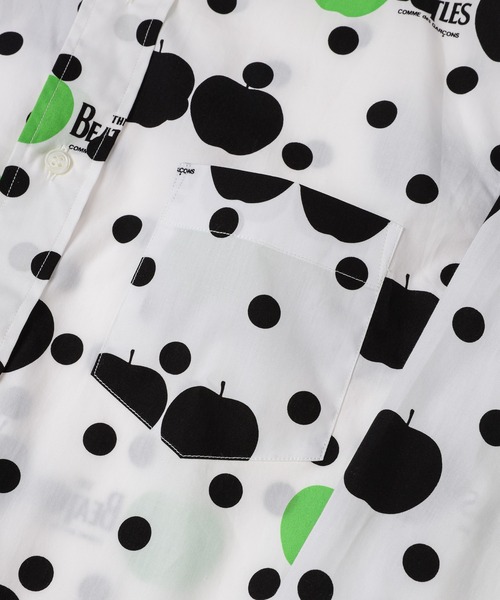 THE BEATLES COMME des GARCONS(ザ ビートルズ コムデギャルソン)の「THE BEATLES 「APPLE & DOT」SHIRT WHITE(シャツ/ブラウス・メンズ・ホワイト・M/L)」の6枚目の写真