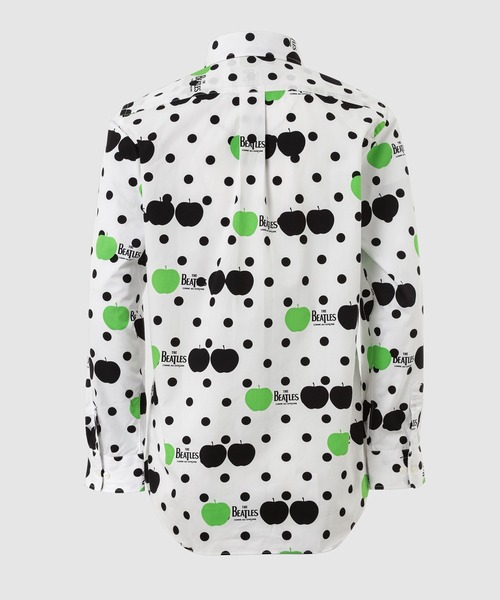 THE BEATLES COMME des GARCONS(ザ ビートルズ コムデギャルソン)の「THE BEATLES 「APPLE & DOT」SHIRT WHITE(シャツ/ブラウス・メンズ・ホワイト・M/L)」の2枚目の写真