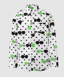 THE BEATLES 「APPLE & DOT」SHIRT WHITE
