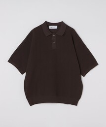 City Ambient Products: ポリエステル メッシュ ニット ショートスリーブ ポロ