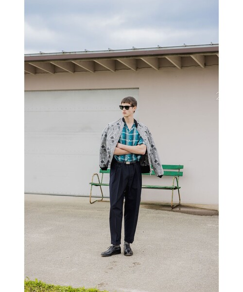 BEAMS PLUS(ビームスプラス)の「Open Collar Sashiko Ombre(シャツ/ブラウス・メンズ・ロイヤルブルー/ブラウン・SMALL/MEDIUM/X-LARGE/LARGE)」の11枚目の写真