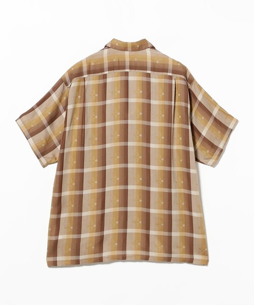 BEAMS PLUS(ビームスプラス)の「Open Collar Sashiko Ombre(シャツ/ブラウス・メンズ・ロイヤルブルー/ブラウン・SMALL/MEDIUM/X-LARGE/LARGE)」の13枚目の写真