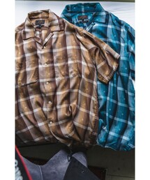 BEAMS PLUS | Open Collar Sashiko Ombre(シャツ/ブラウス)